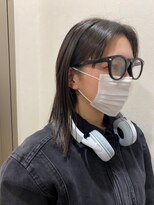 美容室ヒラトヤ 都南店&nbsp;大人可愛い透明感オリーブグレージュエアストレート20代30代