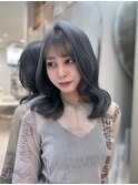 韓国風くびれ巻き 韓国ヘア/韓国スタイル