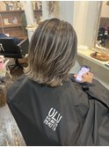2025 フェザーバレイヤージュ 白髪ぼかし