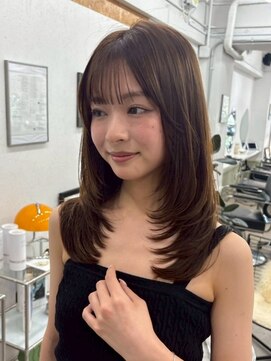 ハニー 町田(HONEY) レイヤーカット/ハッシュカット/シャギー/マロンベージュ1