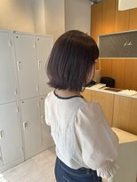 フィーカ(fika)&nbsp;ラベンダーベージュ×くびれボブ