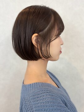 サロウィン 熊本上通り店(SALOWIN) 熊本 艶ボブ 韓国風 髪質改善縮毛矯正 タンバルモリ Arisa.