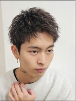 フィフス 天神大名(fifth) 福岡大名メンズパーマスパイキーショートスパイキーパーマ30代