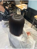サラツヤ縮毛矯正×似合わせカット
