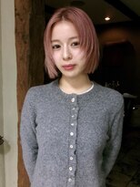 ヘアー アイス ルーチェ(HAIR ICI LUCE)&nbsp;モーヴピンク/シャギーカット/レイヤーボブ/レイヤー/太田