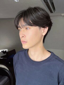 ノーム(NORME) 毛流れシースルーバング/韓国メンズヘア/20代30代