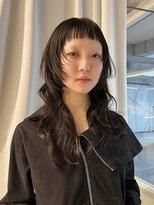 ダブ アオヤマ(DaB AOYAMA)&nbsp;顔まわりカット顔まわりレイヤーデザインカットロングウルフ