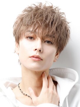 リップス 表参道店(LIPPS) 刈り上げマッシュフェザーパーマニュアンスパーマシャドウパーマ
