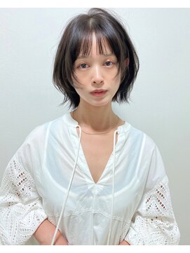 アクシス 栄店(`AXIS) 高木ワンホンレイヤー/イメチェン/ダークブルー/栄矢場町