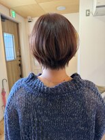 ドレープ(DRAPE) ピンクブラウン×ふんわりショート
