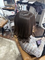 アヴァンスアンス 広島袋町店(AVANCE.ens)&nbsp;ワンカラーでグレージュカラー