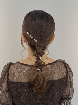 ミンクスオーバー(MINX OVER) 【ヘアセット】タイト編み下ろし