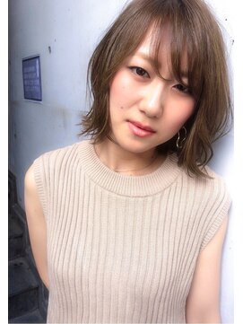 ローランド(Rowland) 切りっぱなしボブ☆ベージュ☆アッシュ