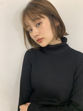 ガーランドウメダ(Garland umeda) 切りっぱなしボブ☆セミウェットスタイル