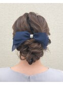 結婚式にオススメ☆およばれヘアセット