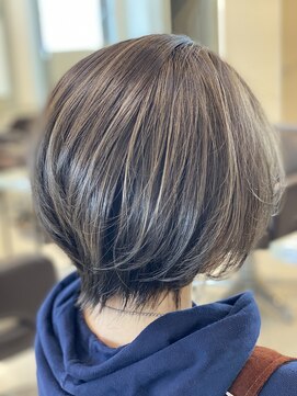 ヘアーサロン イルア 北越谷(hair salon I'LUNA) ハンサムショートハイライト