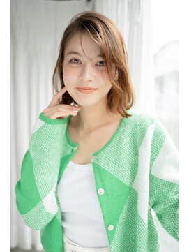 マグノリア オモテサンドウ(MAGNOLiA Omotesando) フェザーバングで魅せる大人かわいいニュアンスボブレイヤー