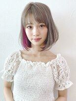 アイティーバイアルバム 下北沢店(IT by ALBUM)&nbsp;内巻きボブ_耳かけウェーブパーマフォギーベージュ_27717