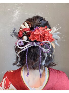 イチパーセント ヘアメイクアップ 1％ HAIR MAKE UP 成人式ヘアセット