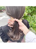 透明感抜群☆暗髪グレージュ×髪質改善トリートメン
