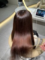 ロンドメリア 天神大名店(Lond Melia)&nbsp;★くびレイヤーエモージュインナーグレージュ前髪ピンクベージュ