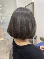 マーズ エナックヘアー(Mars enak hair) 大人ボブ/ころんとボブ/丸みショートボブ/くすみカラー/アッシュ