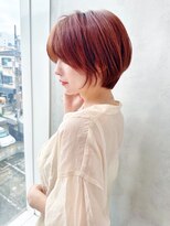 セイドット オモテサンドウ(Say. omotesando)&nbsp;say. 原田美千留　ショートボブ　暖色カラー