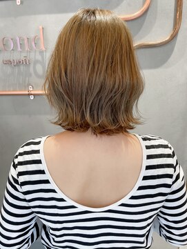 ロンド エスポワール 錦糸町(Lond espoir) 武井デザインカラーオリーブベージュウェットヘアレイヤカット
