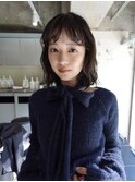 ボブのウェーブパーマ