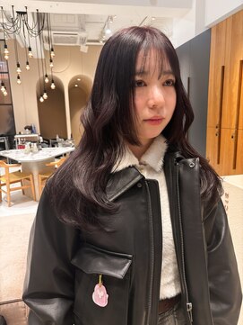 マーシィ(MARCIE) 【natsumi】ボルドーブラウン×姫レイヤーカット