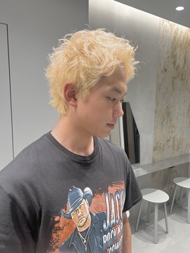 ソル 栄矢場町(SOL) ホワイトブロンド/メンズブリーチ/名古屋美容院/メンズショート