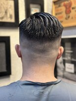 ヒロギンザ 大阪本店(HIRO GINZA) 七三分け×スキンフェード