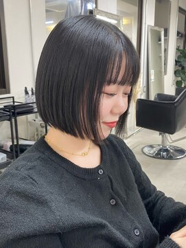 クレム 博多駅店(ChLem) パツっとボブ 髪質改善