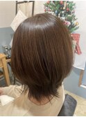 くびれレイヤー×マットブラウンカラー