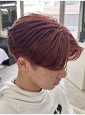 熊本メンズカラー センターパート ニュアンスパーマ MEN'S HAIR
