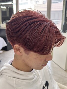 エデアンホンテン メンズサロン(EDEAN 本店 (旧:EDEAN 上通)) 熊本メンズカラー センターパート ニュアンスパーマ MEN'S HAIR