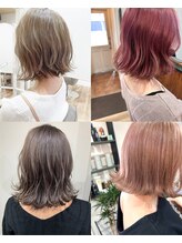 ゼン(ZEEN)&nbsp;【ハイトーン×髪質改善カラー×ボブ】札幌美容室ZEEN