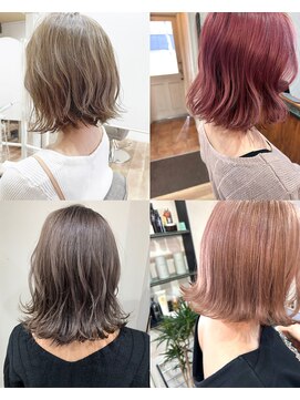 ゼン(ZEEN) 【ハイトーン×髪質改善カラー×ボブ】札幌美容室ZEEN