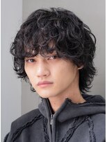 レタッチ バイ フィフス 天神大名(RETOUCH by fifth)&nbsp;福岡天神ゆるめシャドウパーマメンズマッシュウルフカット緩め