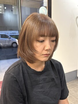 ラック 津田沼(LUCK) ミルクティーベージュ/ダブルカラーインナーカラーケアブリーチ