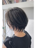 【kate 大宮】オリーブグレー×レイヤーボブ