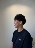 『ツイストスパイラルパーマ＋ショートマッシュ』