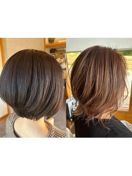 初めての白髪染めや白髪ぼかしは当店にお任せ！大人女性の髪の悩みに寄り添い、解決へと導きます。