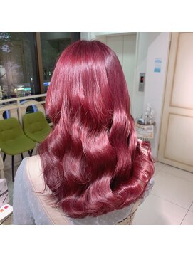 フォルテ 表参道店(FORTE) ピンクレッドカラー