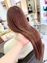 セイル(Sail) ピンクベージュグロスストレート