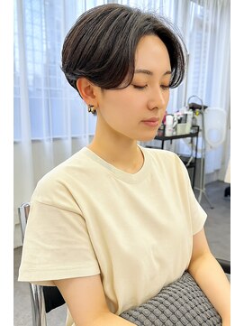 【Owll】石田学史大阪20代30代40代ハンサムショート　グレージュ