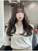 お店可愛いレイヤーカットと透明感抜群のグレージュカラー◎
