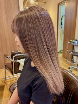 ブリッツ レボ(BLITZ-REVO) 着物ヘア/ダークアッシュ/ミディアムレイヤーカット/柏駅