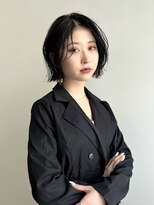 ヴェイン 渋谷(vain)&nbsp;ダークアッシュ　ショートレイヤー　ボブ