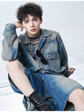 アストラ(ASTRA) MEN’S HAIR/波巻きツイストスパイラル/リバースセンターパート